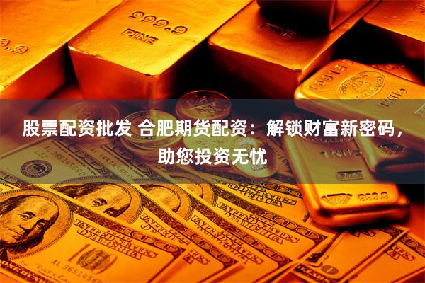 股票配资批发 合肥期货配资：解锁财富新密码，助您投资无忧
