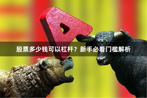 股票多少钱可以杠杆？新手必看门槛解析